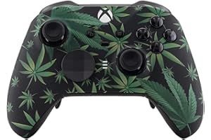 Custom Elite Series 2 Controller Compatible With Xbox One, Xbox Series S, and Xbox Series X (Weeds)