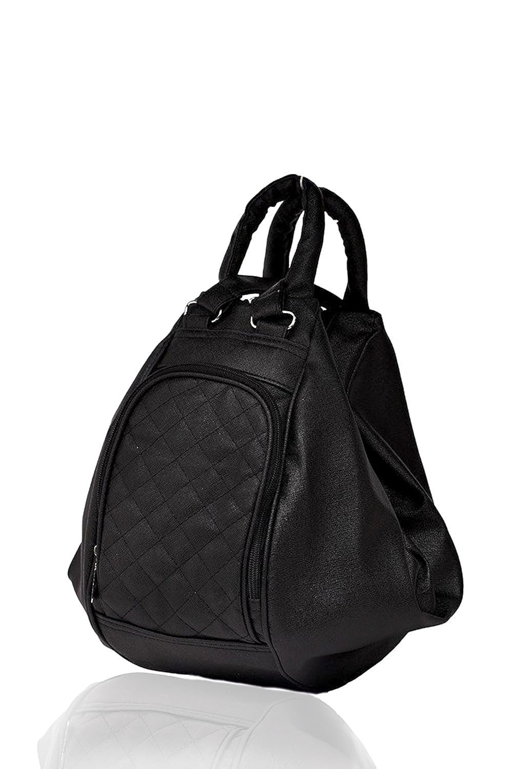 gracetop women's black backpack handbag