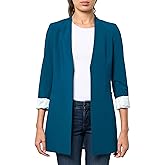 Calvin Klein Womens Infinite Stretch 3/4 Buttoned Sleeves Suits Blazer