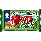 Kameda Kakinotane Rice Crackers with Peanuts Wasabi Flavor, 6 Packs