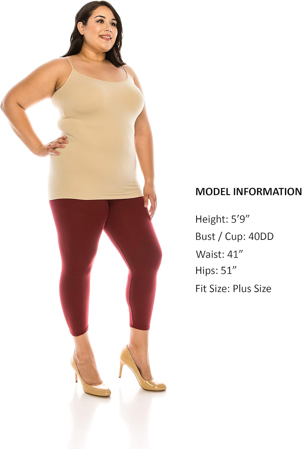 Seamless Spaghetti Camisole Tank Top - Womens Basic Plain Solid Lingerie Tanktop Long Slim Strap Nursing Cami Made in USA: Clothing