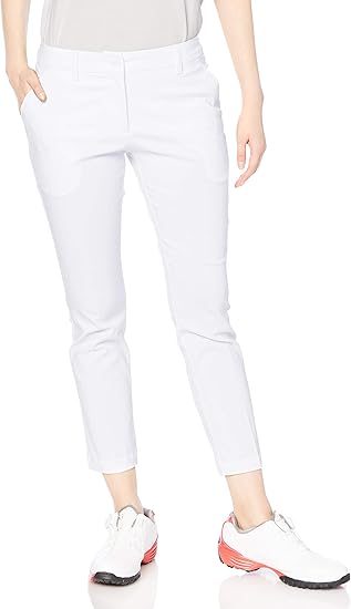 Amazon アディダスゴルフ パンツ Ex Stretch シャンブレーアンクルパンツ レディース ロングパンツ 通販