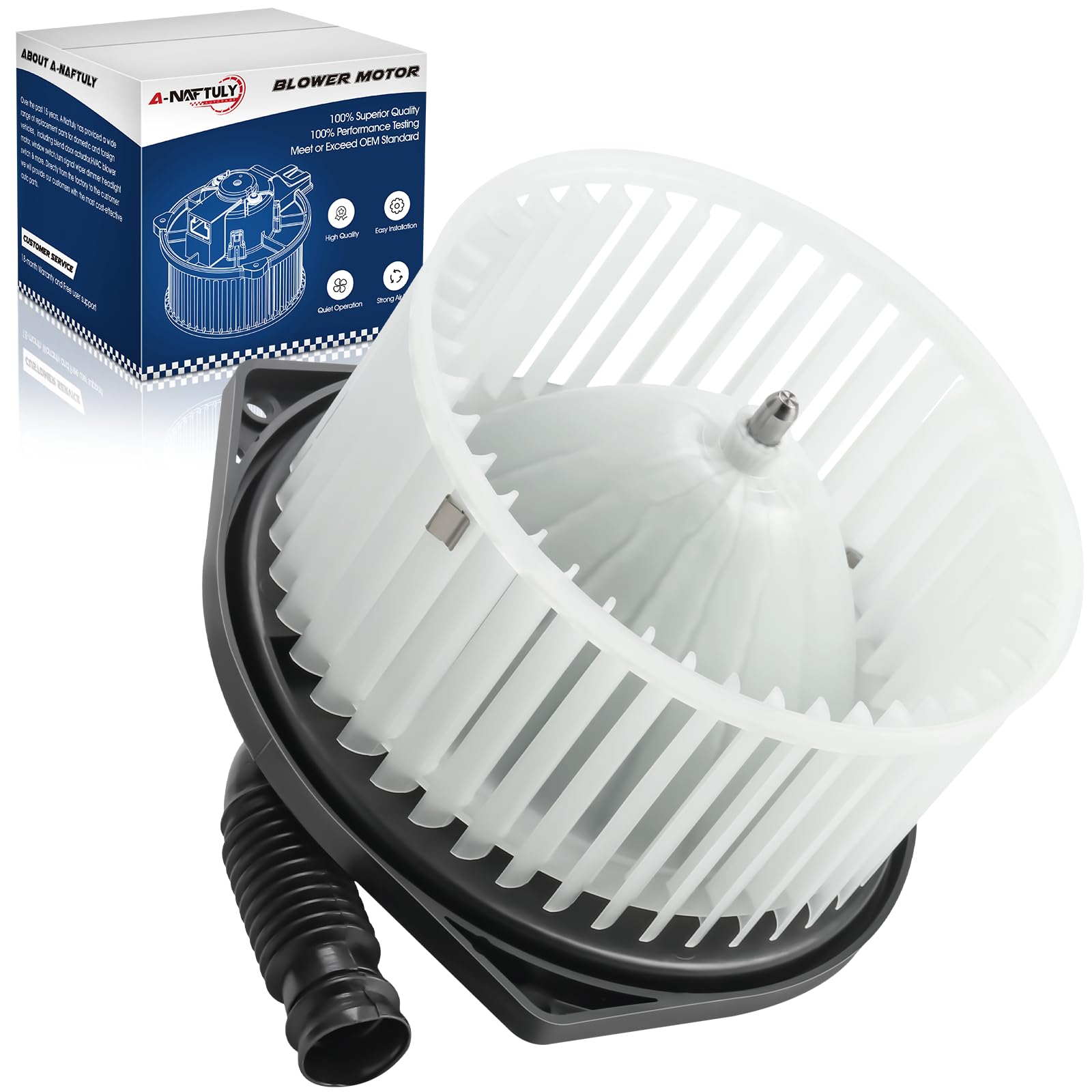 Photo 1 of A-NAFTULY AC Blower Motor Fan Replacement Fits for 2012-2021 Nissan NV1500 NV2500 NV3500, 2017-2021 Nissan Titan, 2016-2021 Nissan Titan XD- HVAC Heater Blower Motor Assembly, Replace 700314
