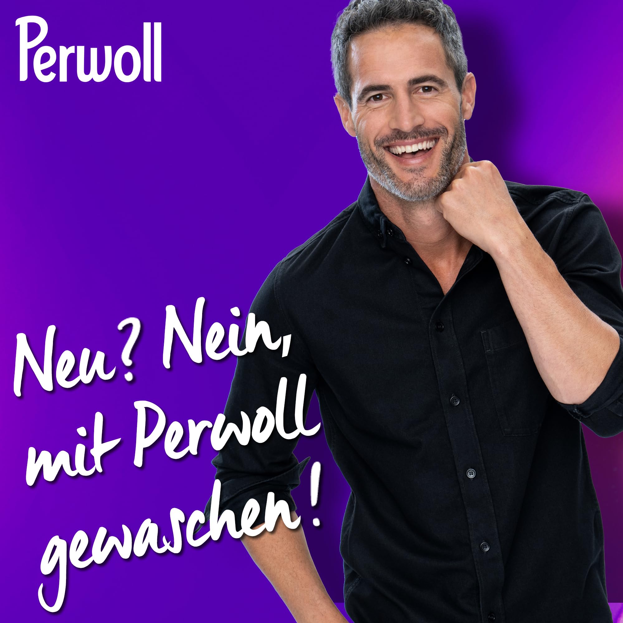 Perwoll Renew Black Waschmittel (80 Waschladungen), Feinwaschmittel reinigt sanft und erneuert dunkle Farben und Fasern, für alle dunklen Textilien, mit Dreifach-Renew-Technologie 8