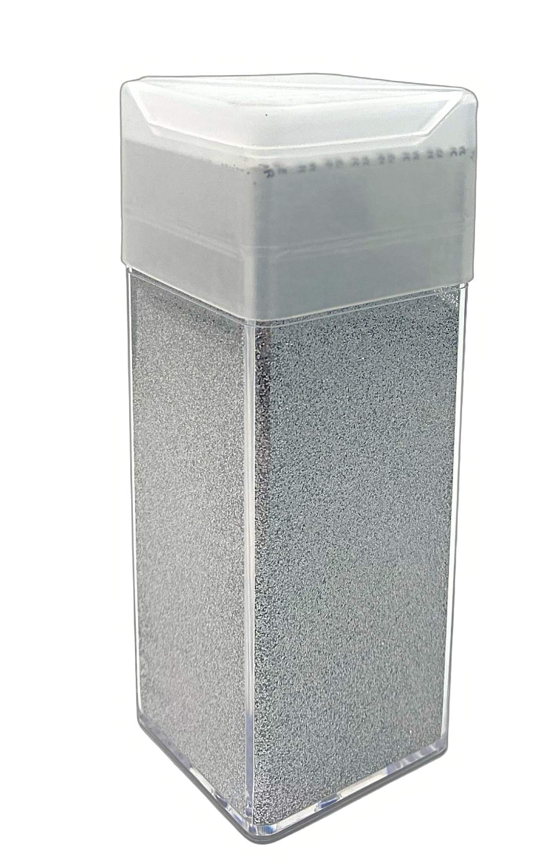 Silver Extra Fine Glitter 1/128" Shaker Bottles for Crafts Art DIY Craft School Project [150grams]
