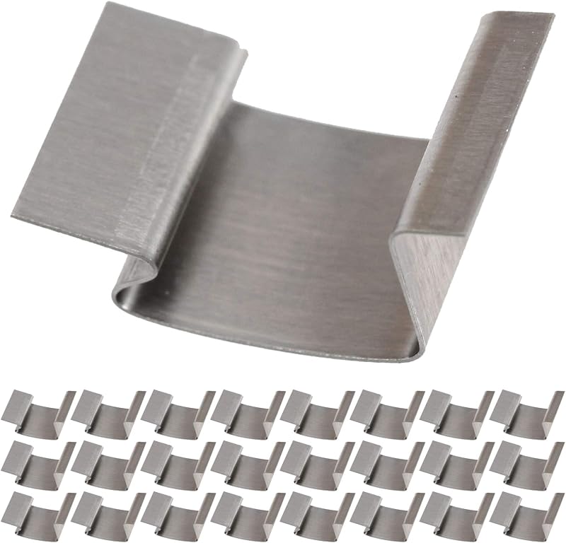 Spares2go Greenhouse Glass Sprung G Clips Pack of 25