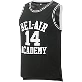 Aolapo Bel Air Jersey #14 Fresh Prince Bel Air Academy Men Yellow Black Green Basketball Jerseys Sleeveless