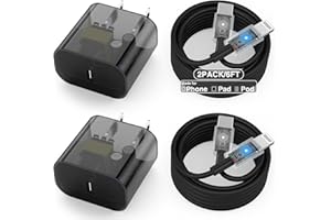 AYicaa for iPhone Charger Fast Charging MFi Certified 6FT Charger Cord for iPhone 14/14 Pro Max 2Pack Visabalized Charging Block for Lightning Cable Long for iPhone 14Pro/13 ProMax/12/11 iPad Mini Air