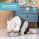 Avont Cat Recovery Suit Post Surgery Darkgrey S view 2