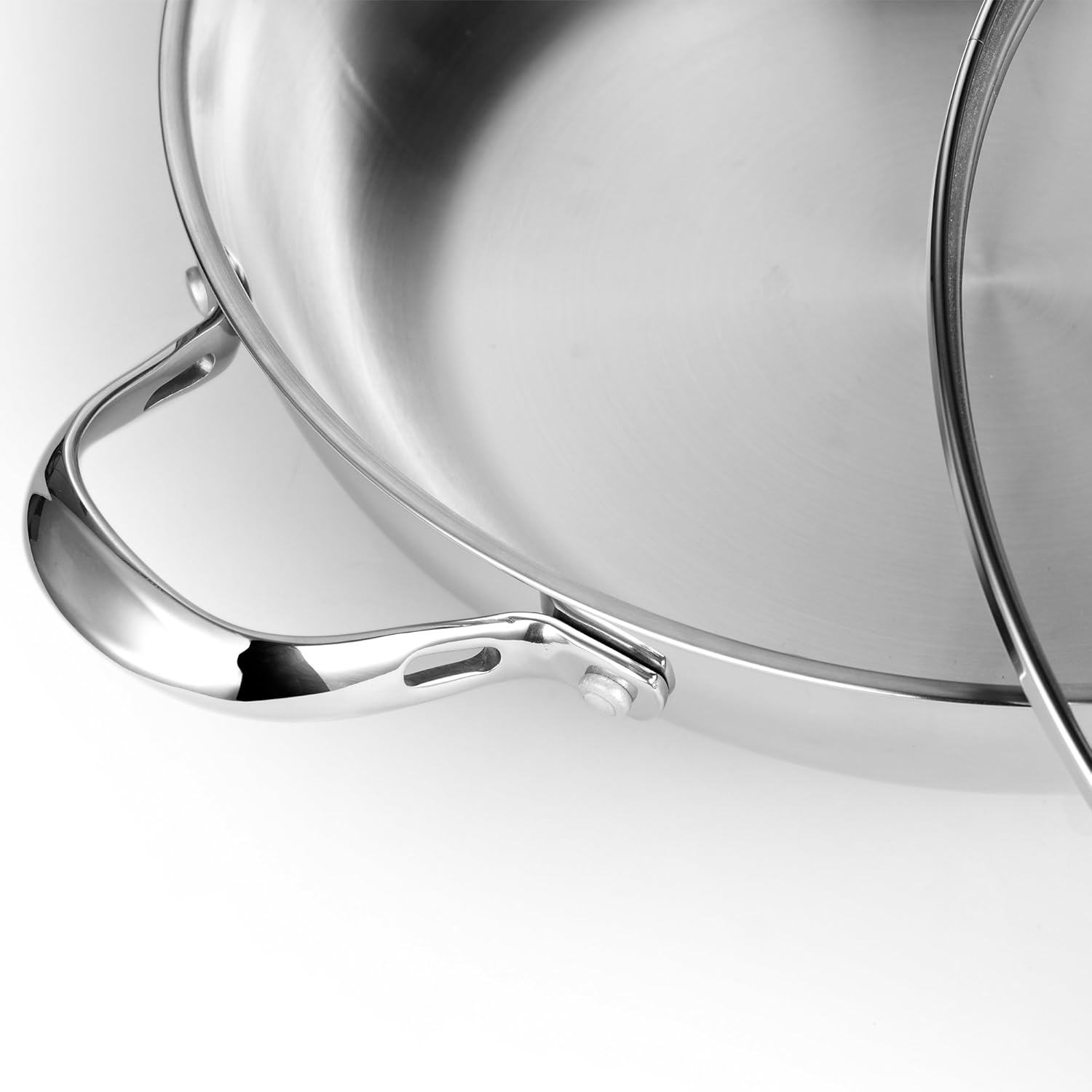 Cooks Standard 12-Inch/30cm Classic Stainless Steel Everyday Chef's Stir Fry Pan: Kitchen & Dining