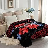 Korean Mink Fleece Blanket, 5 LB - 2 Ply Reversible 520GSM Silky Soft Plush Warm Blanket for Autumn Winter