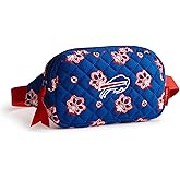 Vera Bradley Premium Cotton Large Travel Duffel Bag, Royal Blue/Red Bandana