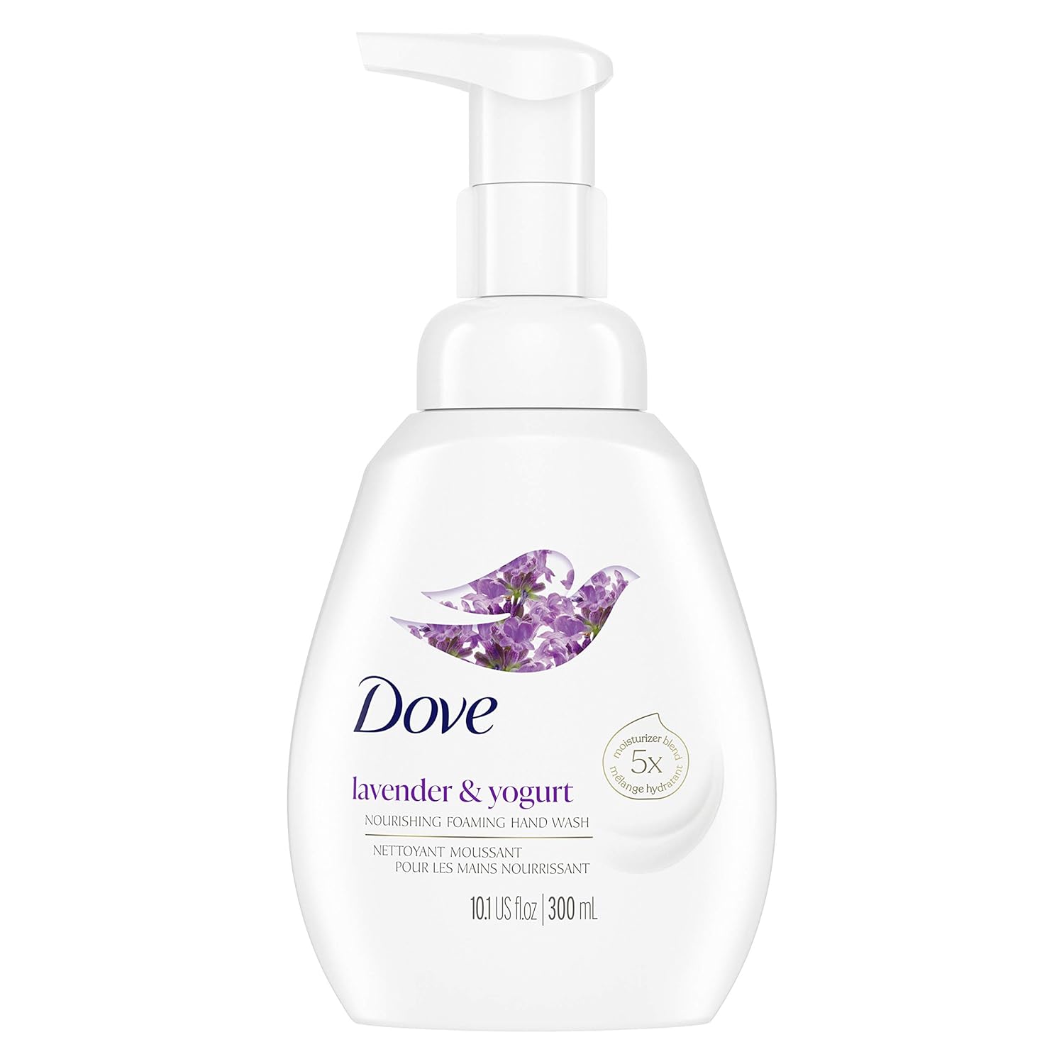 Dove Nourishing Foaming Hand Wash For Clean and Softer Hands Lavender and Yogurt Cleanser That Washes Away Dirt and Germs 10.1 oz 4 Count : Beauty