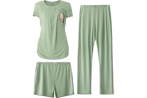 SUNNYBUY Women's Maternity Sweatshirt Hoodie Long Sleeve Maternity Shirt with Pocket