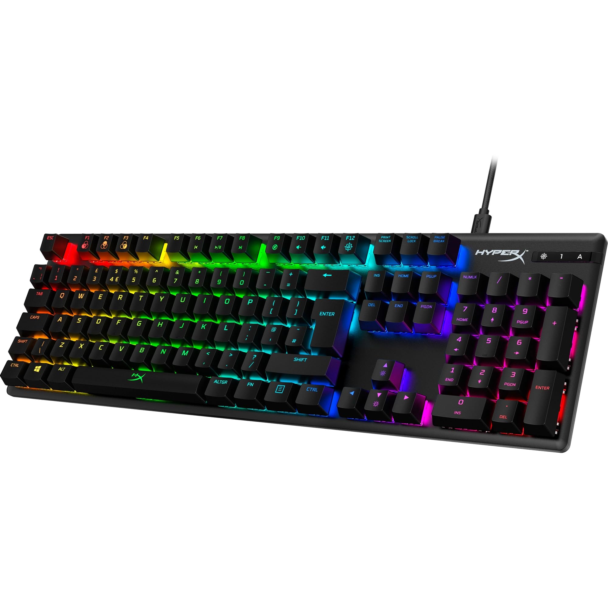 HyperX Alloy Origins – RGB Gaming Mechanical Keyboard, HyperX Red switches (UK layout)