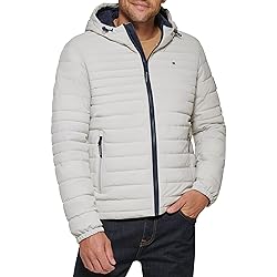 Tommy Hilfiger Men's Stretch Poly Hooded Packable