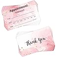 YHNTGB 240PCS Appointment reminder cards Pink ink style for Business Hair Salon Dental Office Nail Spa Massage Dog Grooming Restaurant Supplies 3.54x2inch