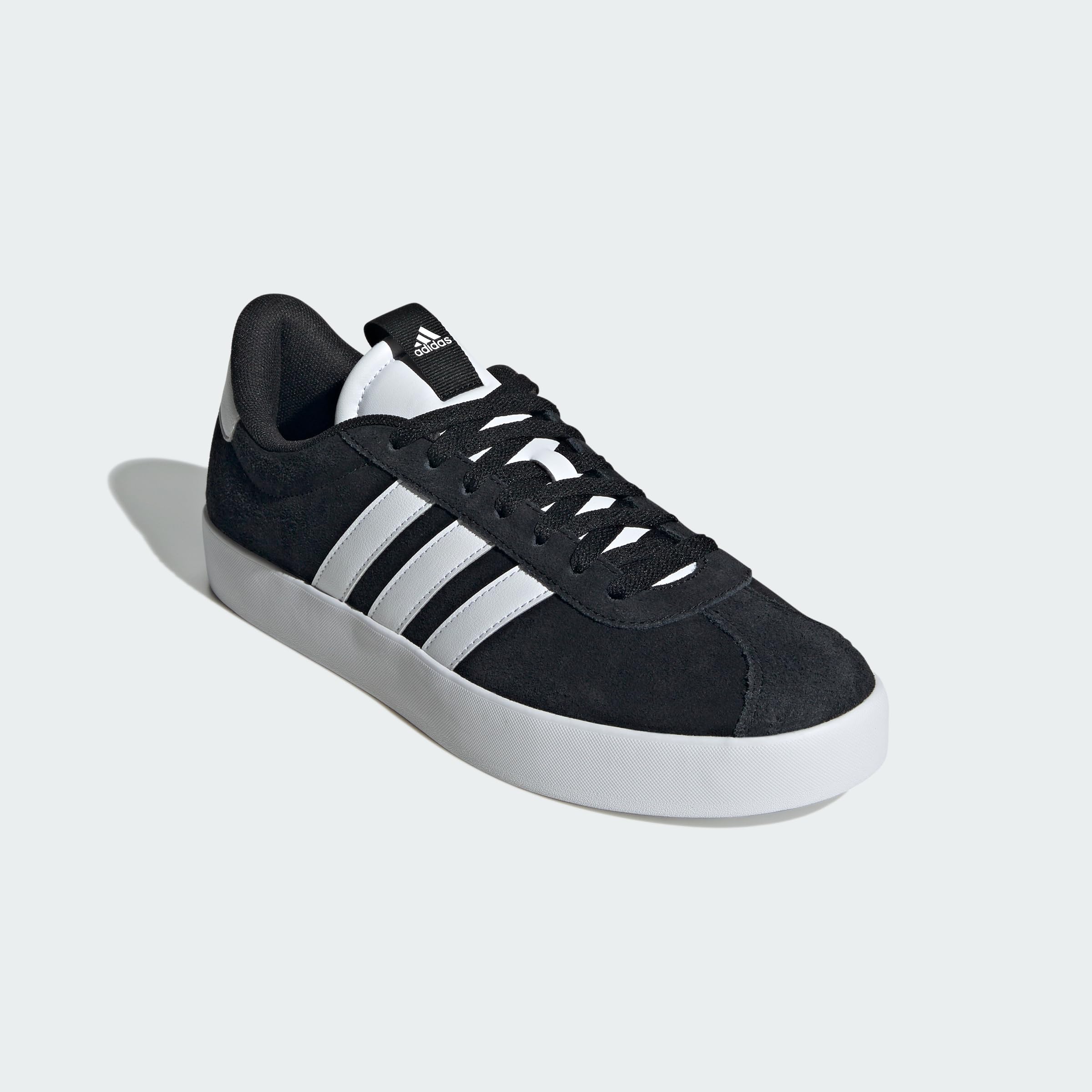 adidas Herren VL COURT 3.0 Shoes, Core Black / Cloud White / Core Black, 42 2/3 EU 7