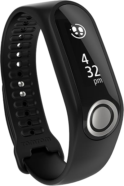 TomTom Touch Body Composition Fitness Tracker Black Steps Sleep Heart Rate