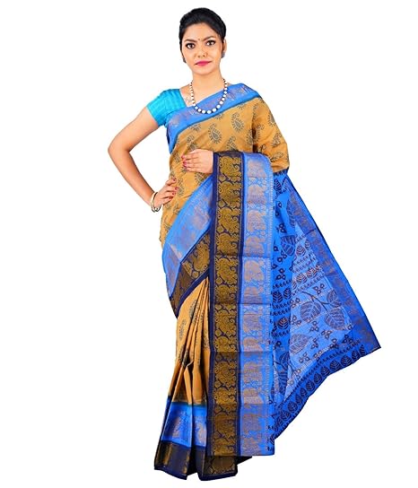 Fashion Woven Multi Color Cotton Saree