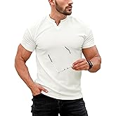 Lehamnlin Mens Base Layer Thermal Underwear Lightweight Long Sleeve Slim Fit V-Neck Tops