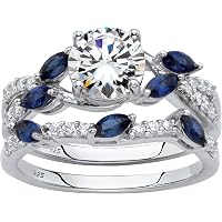 Blue Star Sapphire & Diamond Ring In Sterling Silver - Elegant Gift Box, Birthstone Jewelry, Natural Gemstone - View #11