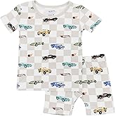 KYTE BABY, Short Sleeve Toddler Pajama Set, 97% Rayon made from Bamboo, 3% Spandex