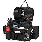 Trunab Patrol Bag, Police Duty Bag, Car Front Seat Organizer with 15.6” Tablet and Laptop Storage for Law Enforcement, Police