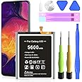 Replacement Battery for Samsung Galaxy A20/A30/ A50,5600mAh High Capacity 0 Cycle Lithium Polymer Battery for Samsung Galaxy A50 A505F /A30 SM-A305 /A20 A205FN A202F /A30s SM-A307 with Tool Kits