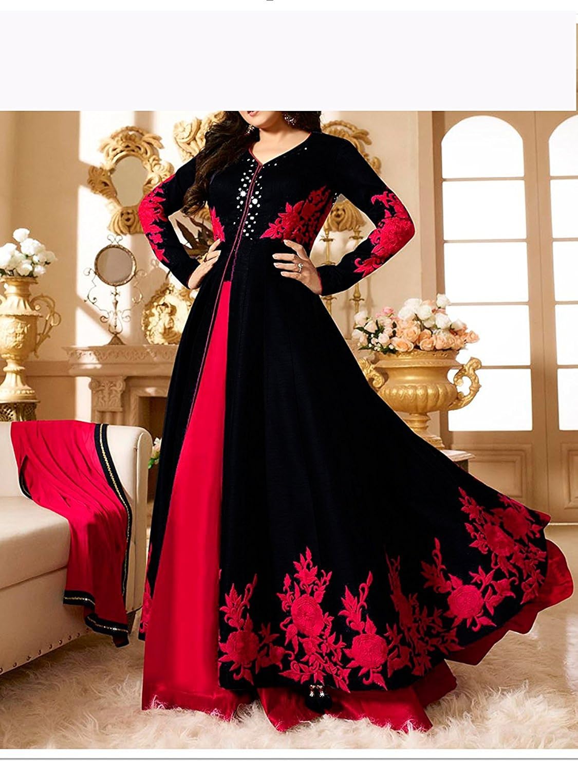 royal export women's silk a-line \gown