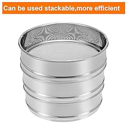 PATIKIL 10 Mesh Lab Sieve, 8" Diameter Test Sieve