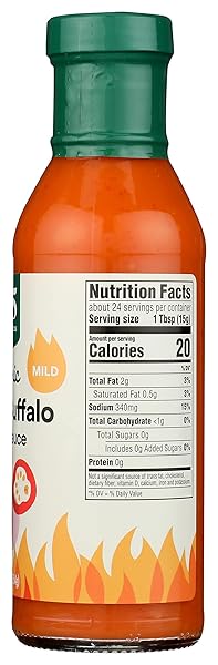 365 BY WHOLE FOODS MARKET ORGANIC GARLIC MILD BUFFALO WING SAUCE, 12.5 OZ