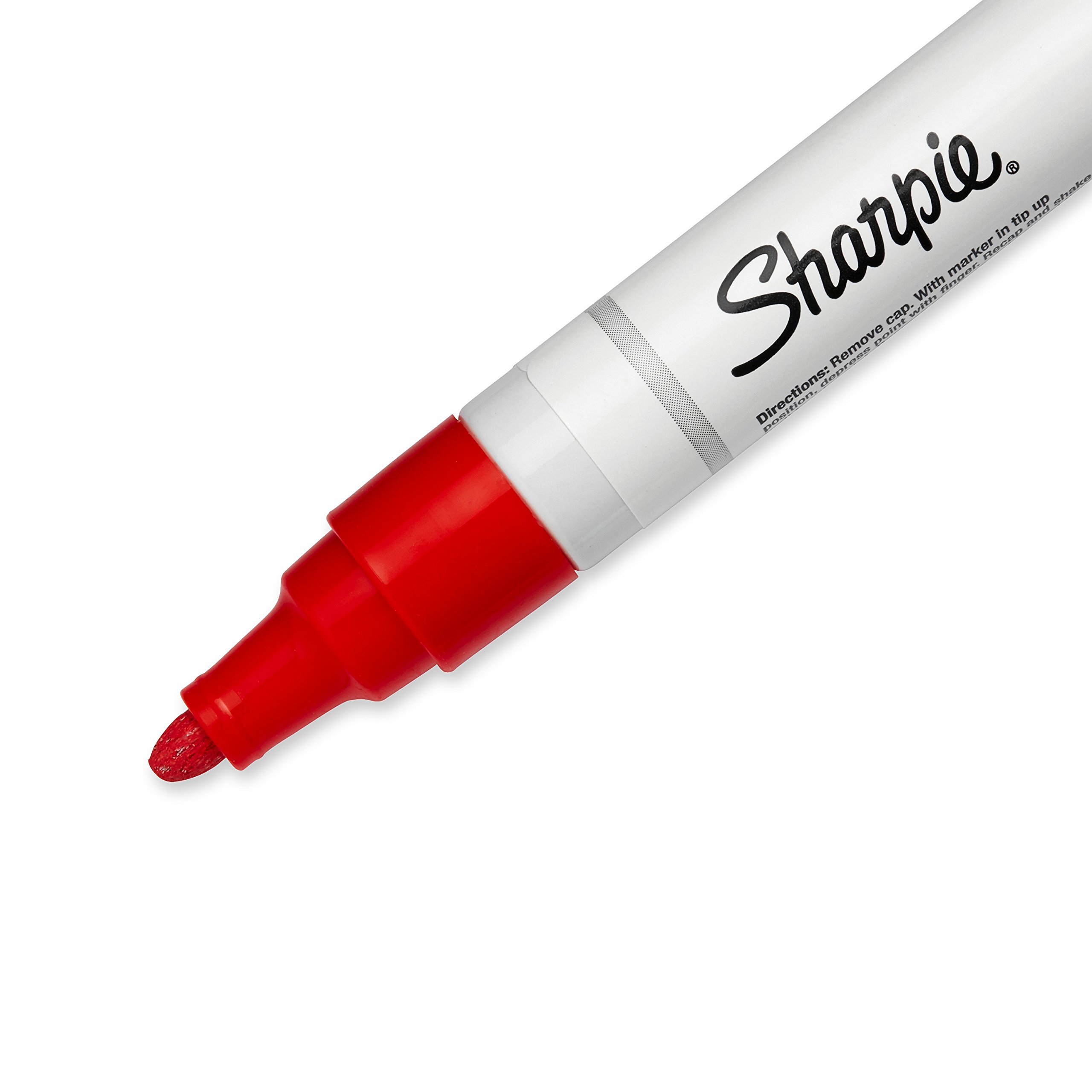 Sharpie 35550 OilBased Paint Marker, Medium Point, Single (SAN), Red