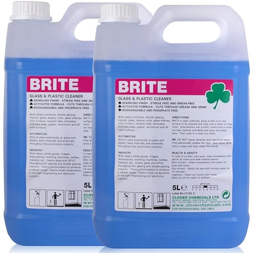 10 litros de limpiador profesional de cristal, espejo, azulejos y ...