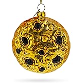 Chocolate Chip Cookie Blown Glass Christmas Ornament