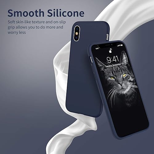 OTOFLY Compatible with iPhone X Case, [Silky and Soft Touch Series
