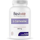 L-Carnosine 500mg (120 Capsules) No Fillers - No Stearates - Non GMO - Gluten Free