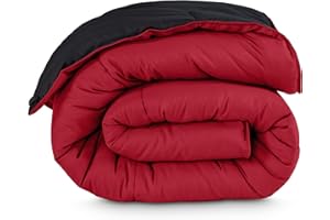 Bare Home Reversible Comforter - Queen Size - Goose Down Alternative - Ultra-Soft - Premium 1800 Series - Hypoallergenic - Al