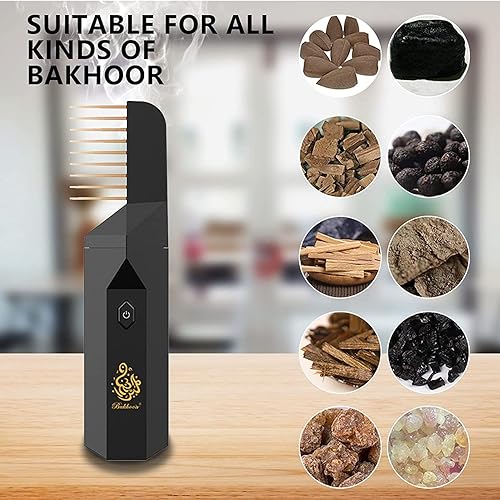 Portable Mini Bukhoor Arabic Electric Comb Bukhor Bunrer USB
