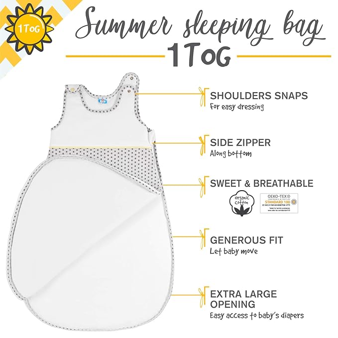 baby summer sleeping bag 1 tog