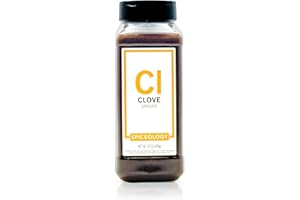 Spiceology – Ground Clove Spice – Fresh-Ground Whole Cloves for Baking, Pumpkin Pie, Chai, Curries, Marinades, Mulling Spices & Cocktails – Chef-Trusted Clove Powder – 16 oz