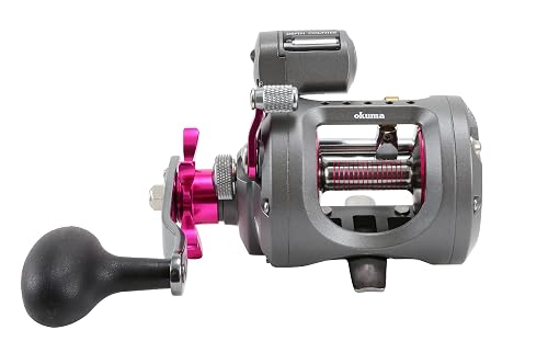 okuma 203d reel Cold Water Line Counter Left Hand Used Okuma coldwater reels for