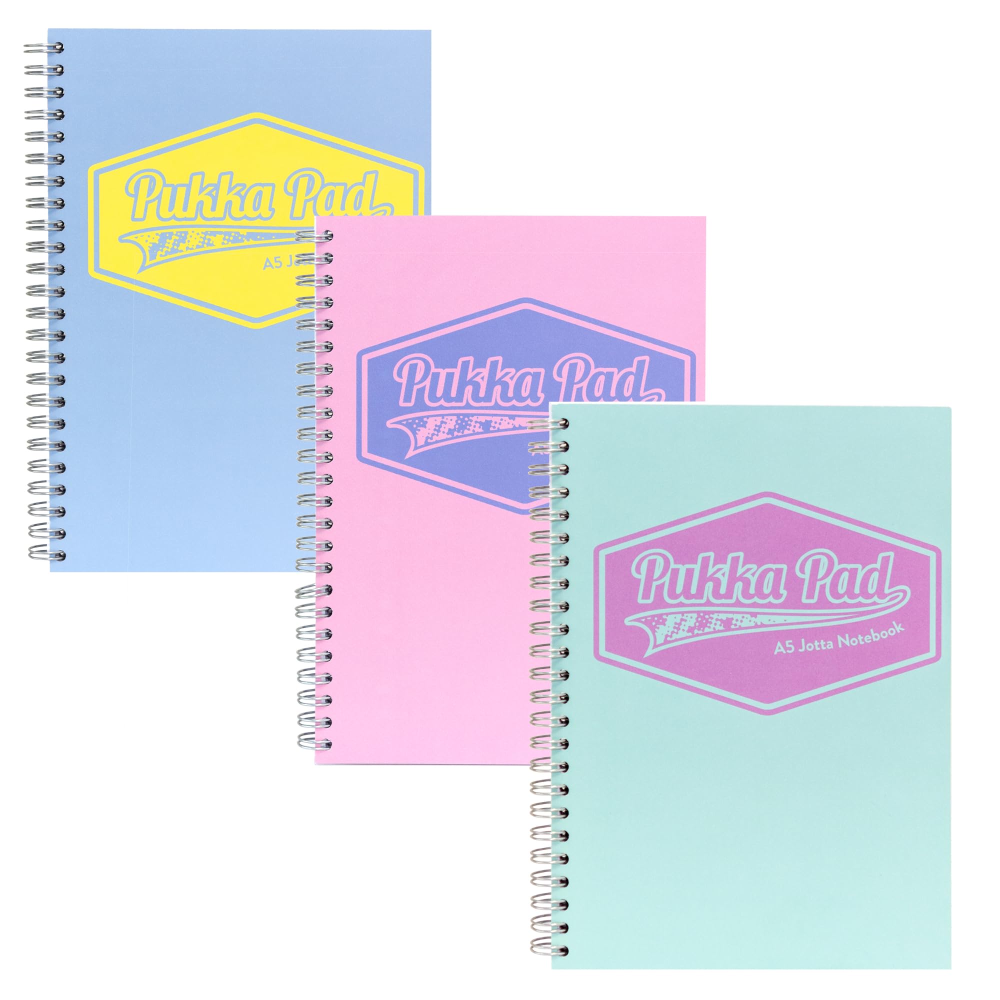 Pukka Pad Pastel Jotta Pad, A5, Pack of 3