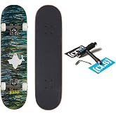 [CCS] Mini Skateboard for Kids &amp; Youth | 7&rdquo; Wide | Maple Wood | Fully Assembled with Skate Tool &amp; Stickers | Boys &amp; Girls