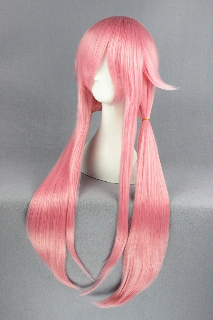 MUZI WIG Anime Cosplay Wig with Free Wig Cap for Murata Tomosa Mirai Nikki Gasai Yuno Synthetic Hair Wigs - Image 3
