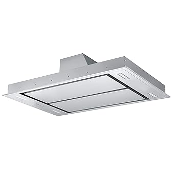 Cookology Cei1100ss 110cm Stainless Steel Ceiling Island Cooker Hood Remote