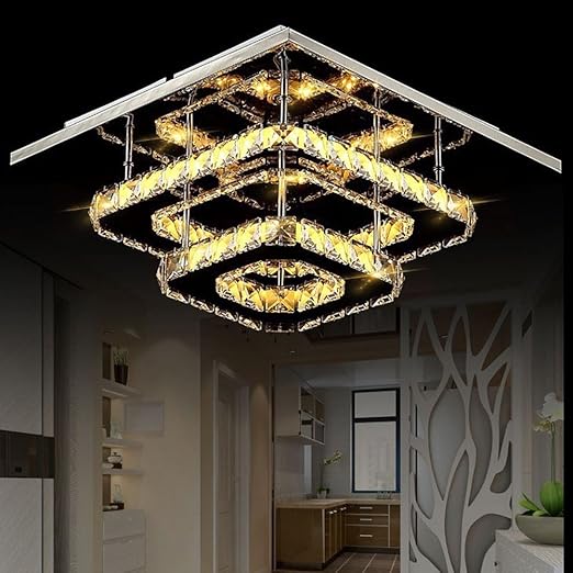 Led Crystal Ceiling Lamp Modern Creative Design Ceiling Light