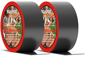 JOAPRIL Deck Joist Tape for Decking 1-5/8" x 50', 2 Pack Butyl Joist Tape, Extend Deck Life Deck Tape, with Joist Tape, Waterproof and Anti-Corrosion