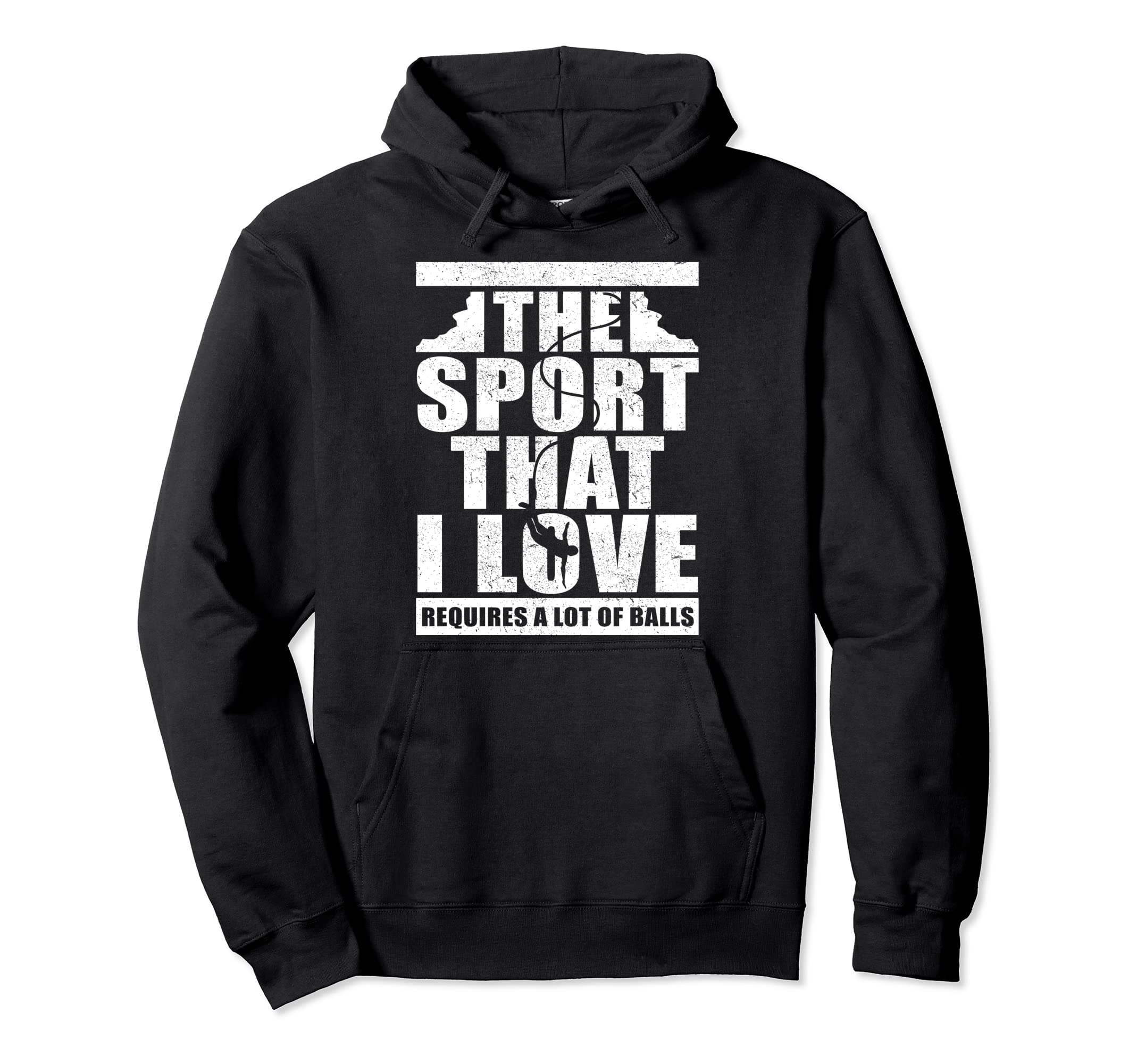 BUNGEE JUMPING - I love Bungee Jumping Pullover Hoodie