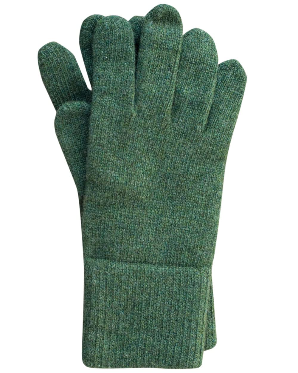 FosterNatur, Merino Men's Gloves Finger Gloves 100% Wool Merino Extra Fine, Serpentine, 9 UK